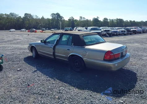 2001 Mercury Grand Marquis Gs z USA, uszkodzony, nr VIN 2MEFM74W91X611152